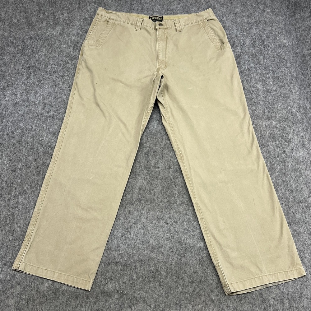 Mountain Khakis Pants Mens 40x30 Beige Mountain Relax Army‎ Duck Canvas Workwear